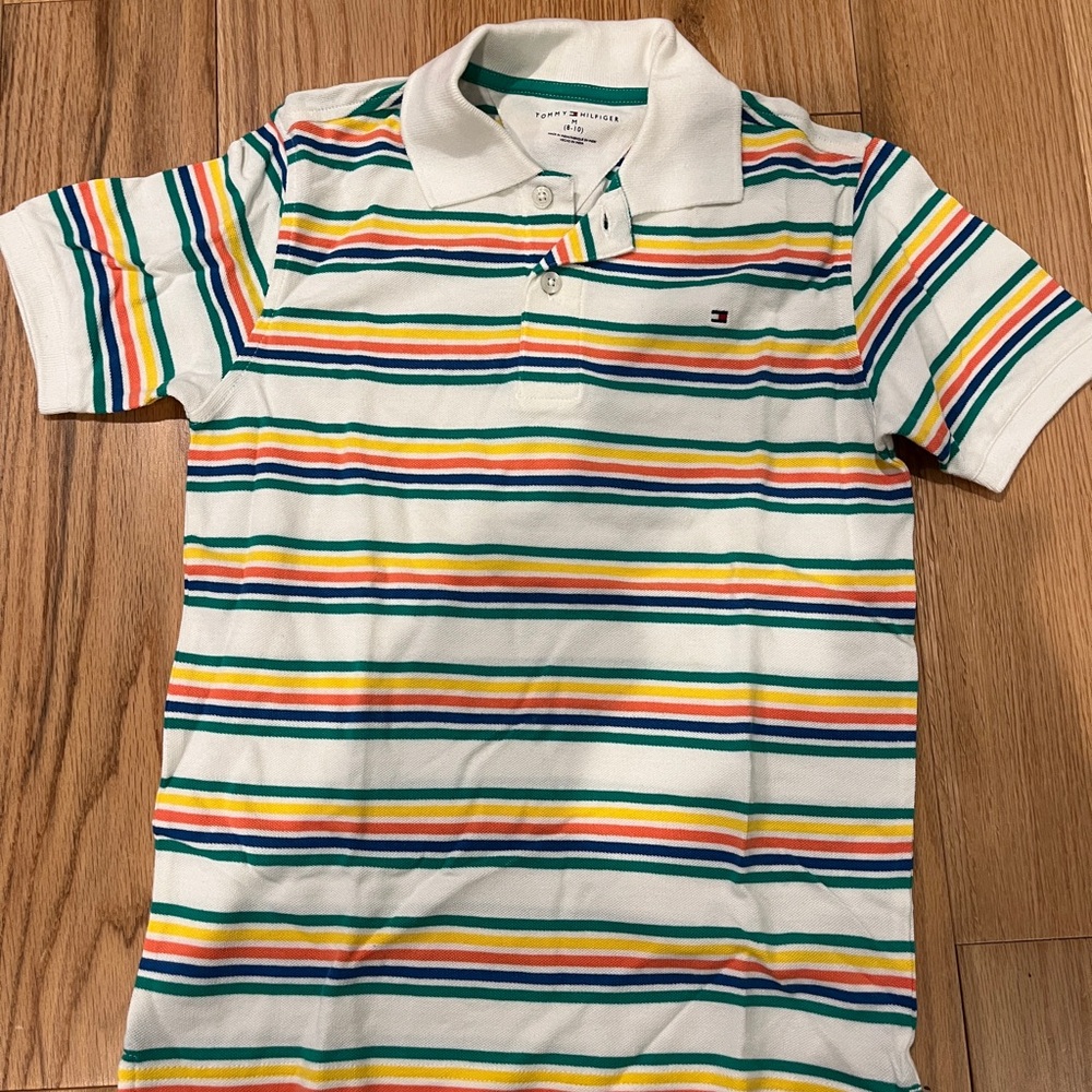 NWOT kids sz M 8-10 Tommy Hilfiger polo
